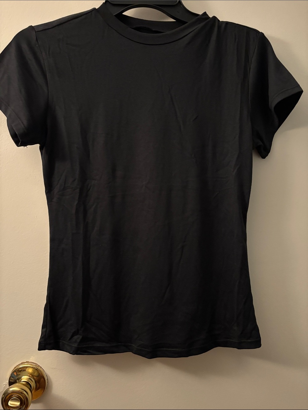 Classic Black Short Sleeve Crew Tee